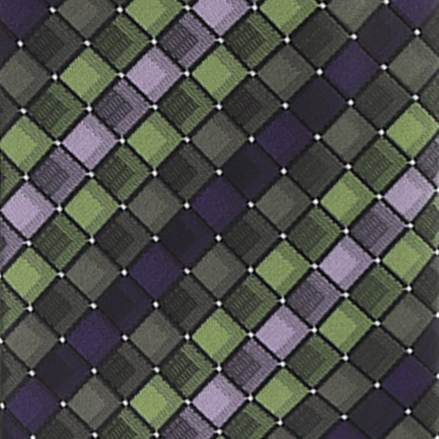 Vittorio Farina Men's Geometric Design Necktie & Pocket Square - D-1258 - Necktie & Pocket Square - Vittorio Farina