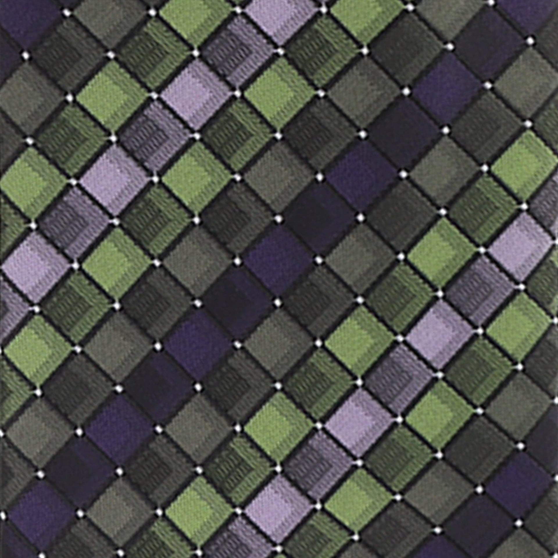 Vittorio Farina Men's Geometric Design Necktie & Pocket Square - D-1258 - Necktie & Pocket Square - Vittorio Farina