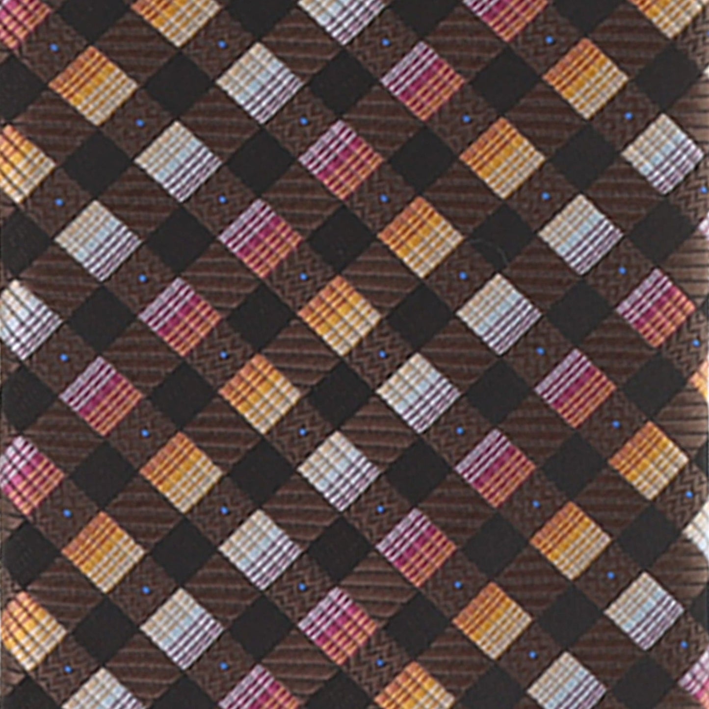 Vittorio Farina Men's Geometric Design Necktie & Pocket Square - D-1221 - Necktie & Pocket Square - Vittorio Farina