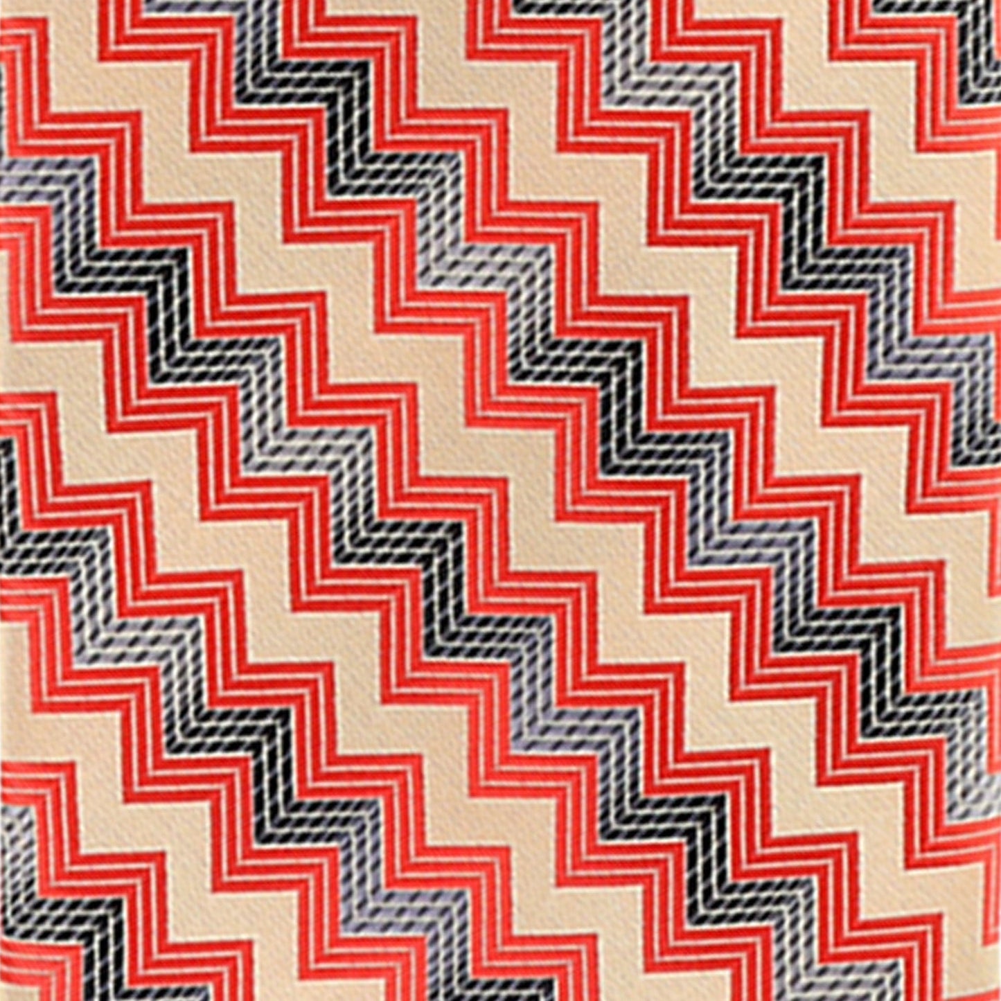 Vittorio Farina Men's Geometric Design Necktie & Pocket Square - D-1234 - Necktie & Pocket Square - Vittorio Farina