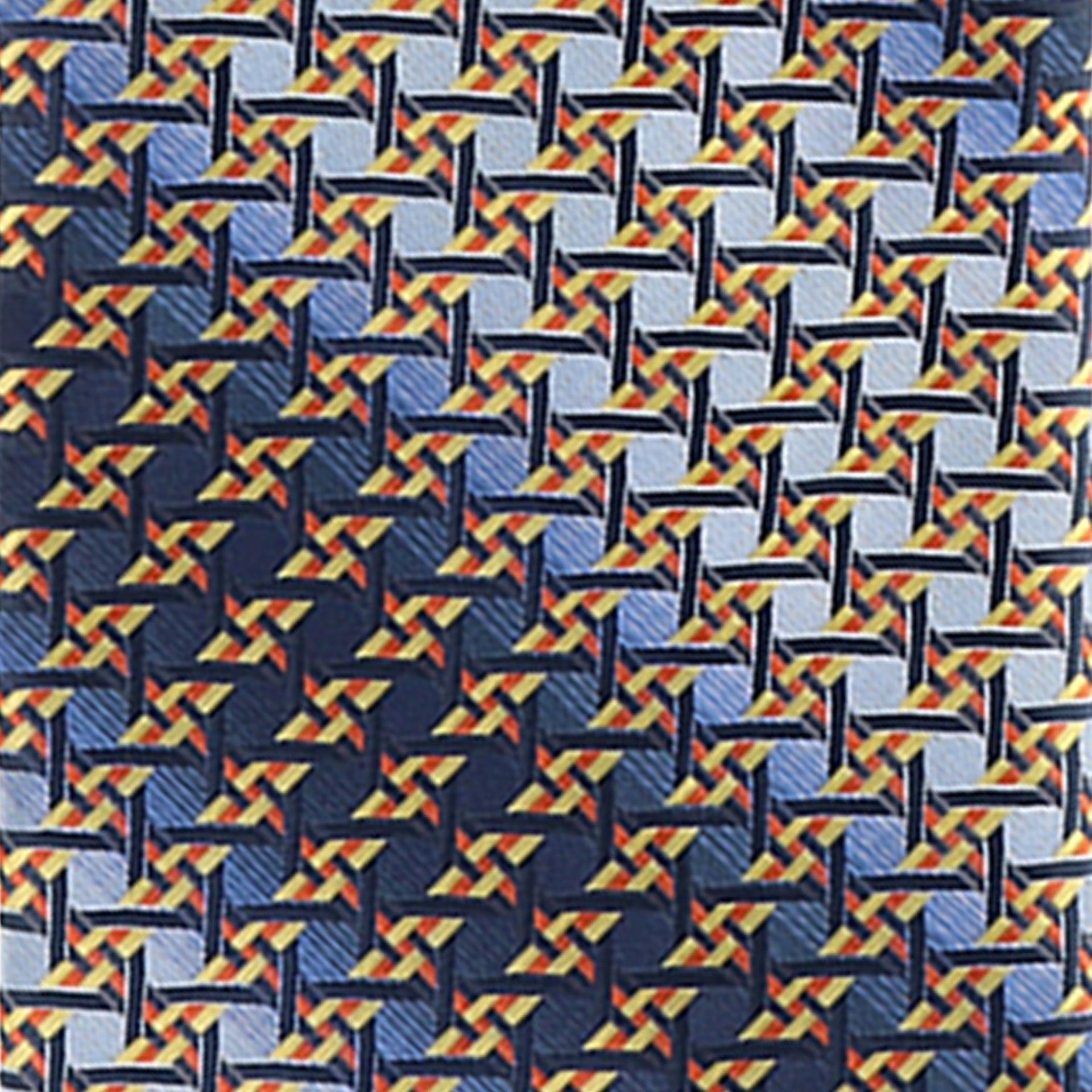 Vittorio Farina Men's Geometric Design Necktie & Pocket Square - D-1236 - Necktie & Pocket Square - Vittorio Farina