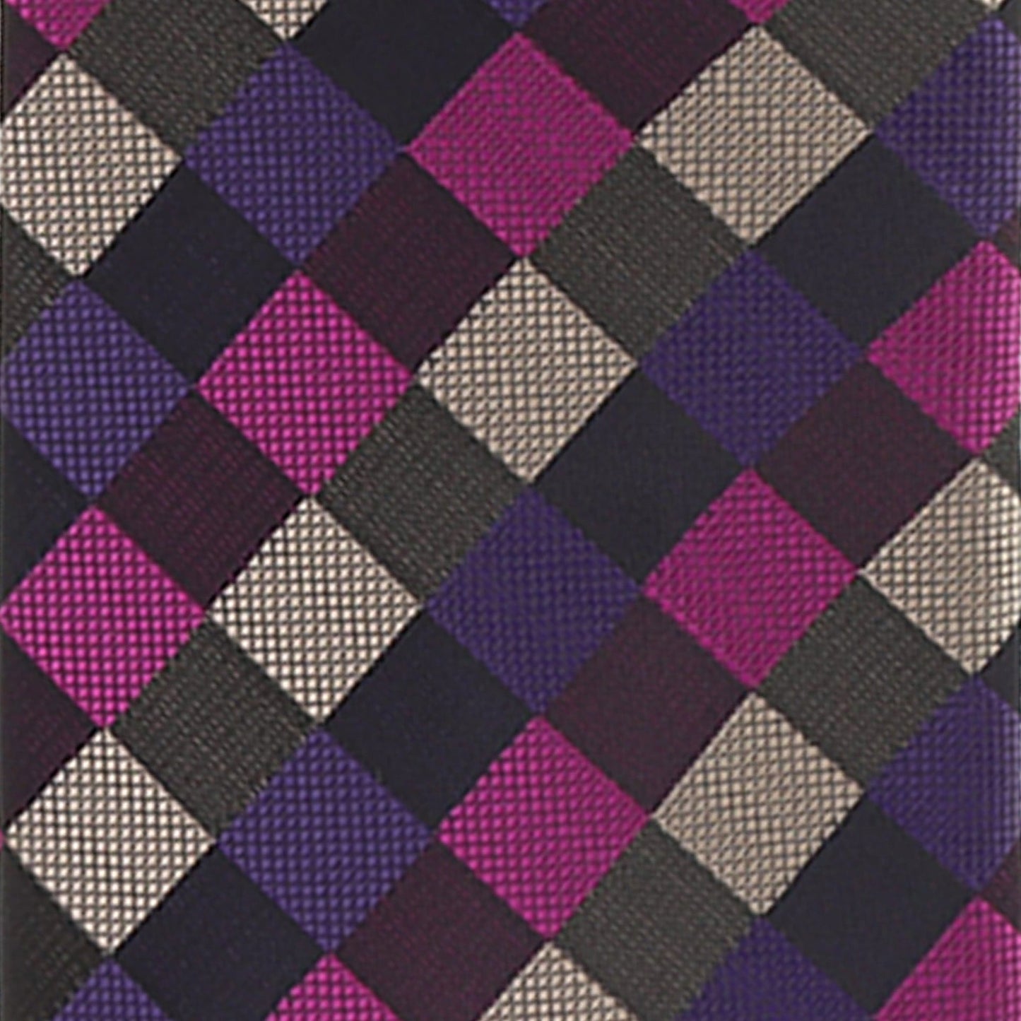 Vittorio Farina Men's Geometric Design Necktie & Pocket Square - D-1329 - Necktie & Pocket Square - Vittorio Farina