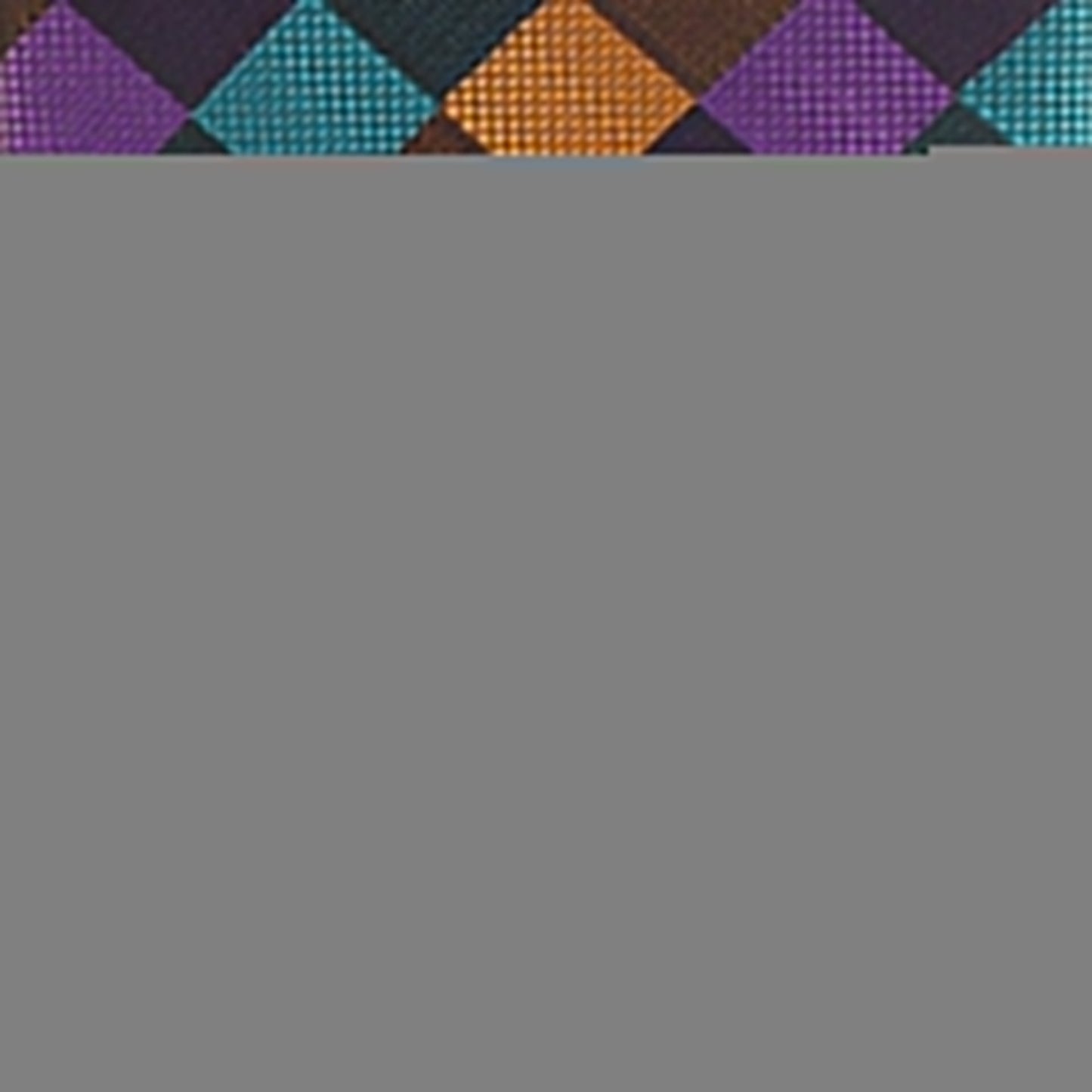 Vittorio Farina Men's Geometric Design Necktie & Pocket Square - D-1255 - Necktie & Pocket Square - Vittorio Farina
