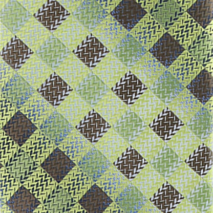 Vittorio Farina Men's Geometric Design Necktie & Pocket Square - D-1255 - Necktie & Pocket Square - Vittorio Farina