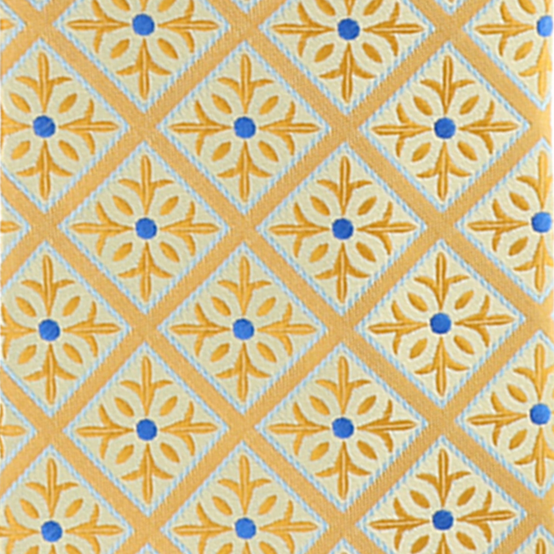 Vittorio Farina Men's Geometric Design Necktie & Pocket Square - D-1258 - Necktie & Pocket Square - Vittorio Farina