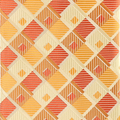Vittorio Farina Men's Geometric Design Necktie & Pocket Square - D-1258 - Necktie & Pocket Square - Vittorio Farina