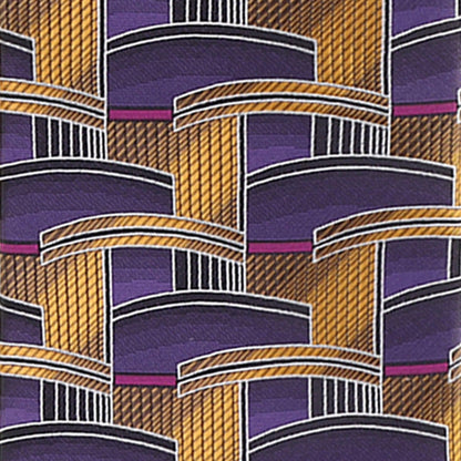 Vittorio Farina Men's Geometric Design Necktie & Pocket Square - D-1265 - Necktie & Pocket Square - Vittorio Farina