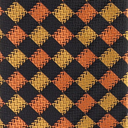 Vittorio Farina Men's Geometric Design Necktie & Pocket Square - D-1292 - Necktie & Pocket Square - Vittorio Farina