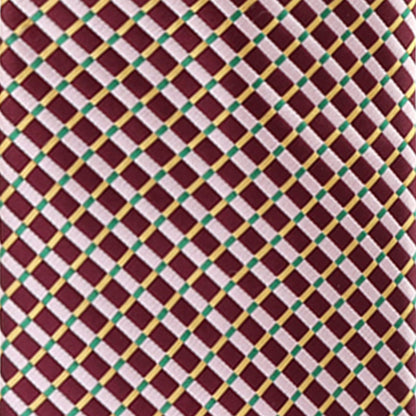 Vittorio Farina Men's Geometric Design Necktie & Pocket Square - D-1292 - Necktie & Pocket Square - Vittorio Farina
