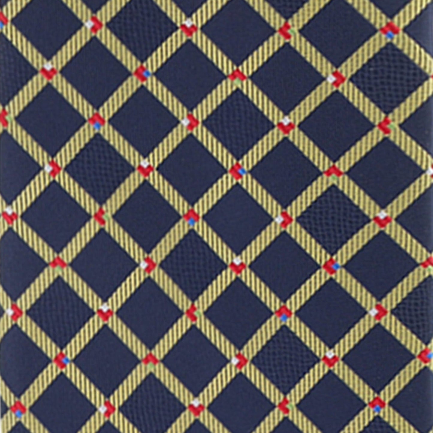 Vittorio Farina Men's Geometric Design Necktie & Pocket Square - D-1320 - Necktie & Pocket Square - Vittorio Farina