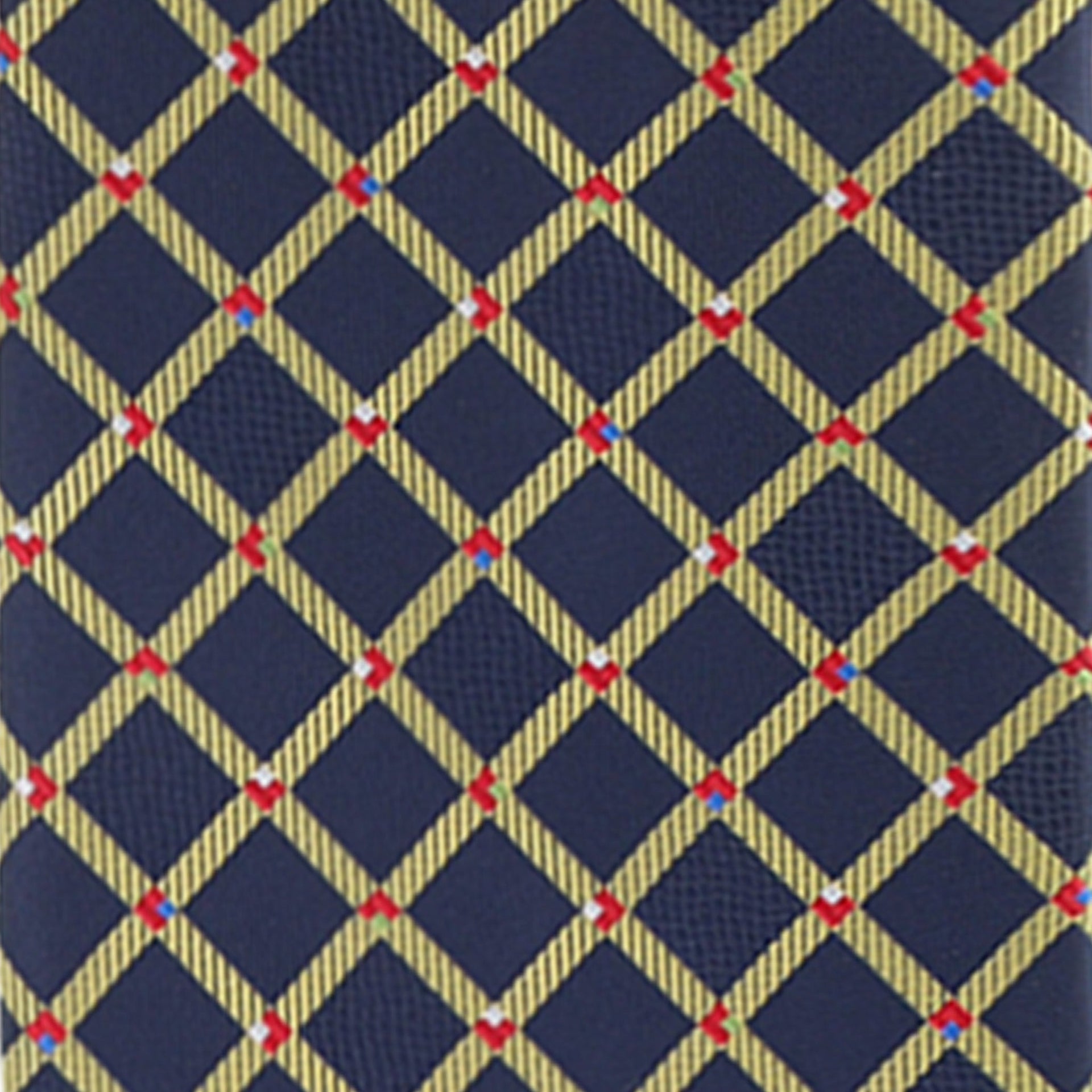 Vittorio Farina Men's Geometric Design Necktie & Pocket Square - D-1320 - Necktie & Pocket Square - Vittorio Farina