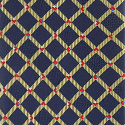 Vittorio Farina Men's Geometric Design Necktie & Pocket Square - D-1320 - Necktie & Pocket Square - Vittorio Farina