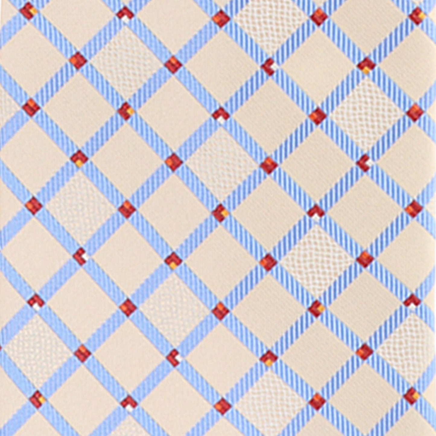 Vittorio Farina Men's Geometric Design Necktie & Pocket Square - D-1322 - Necktie & Pocket Square - Vittorio Farina