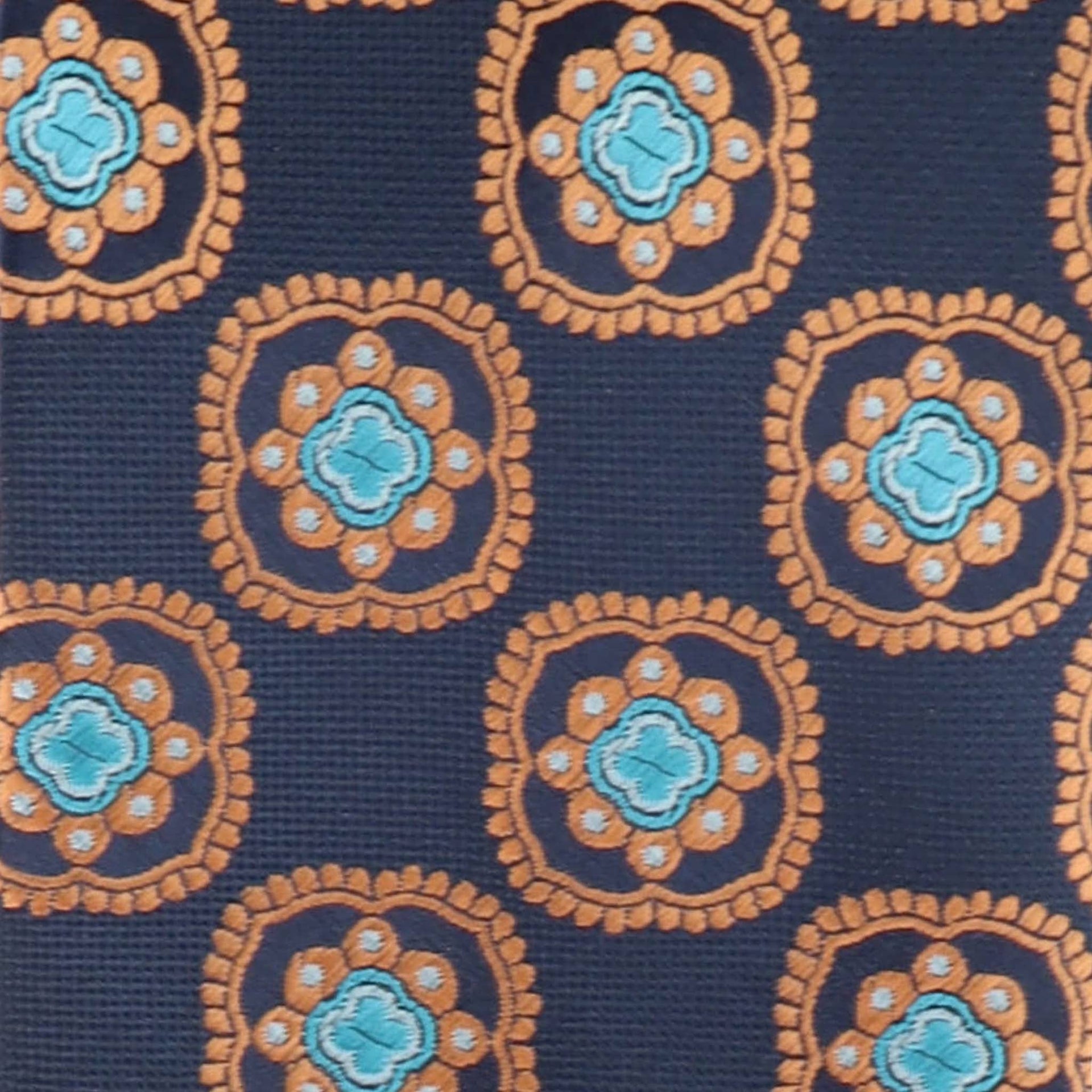 Vittorio Farina Men's Geometric Design Necktie & Pocket Square - D-1178 - Necktie & Pocket Square - Vittorio Farina