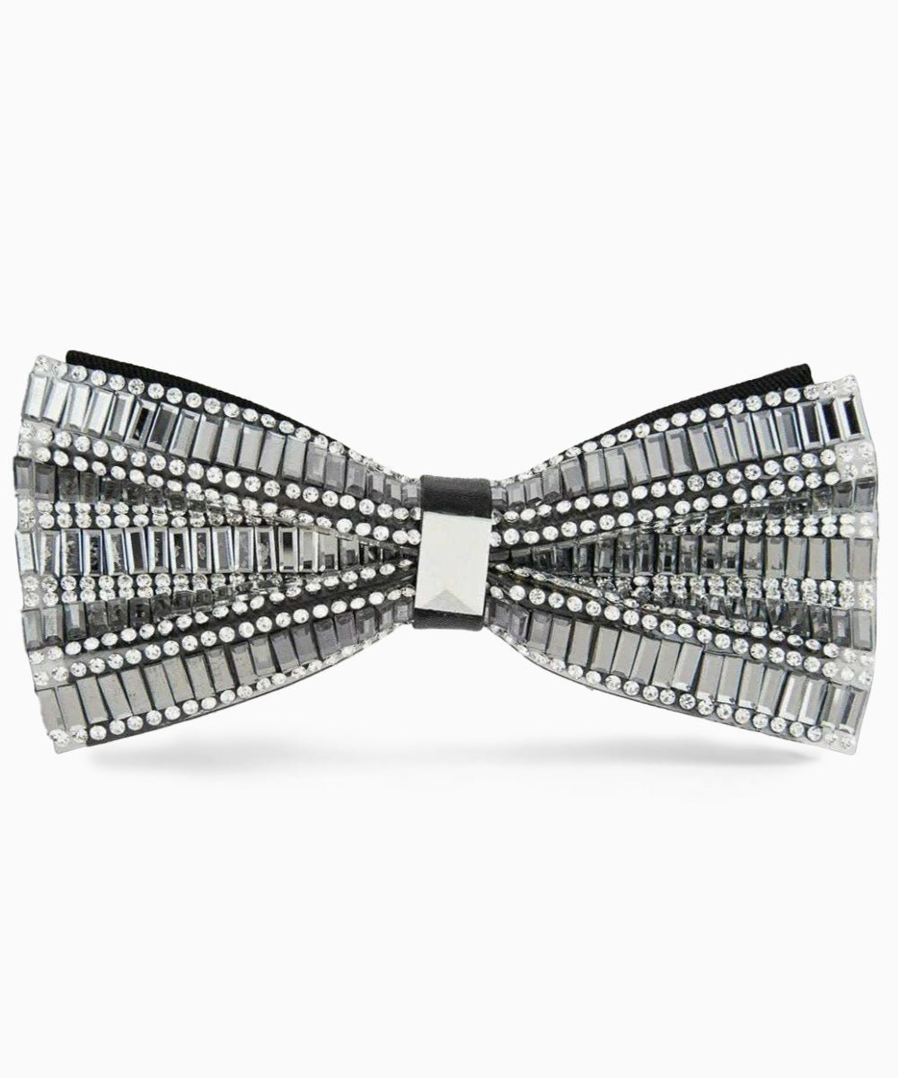 Vittorio Farina Men's Jeweled Bow Tie in Gift Box - Design: Royal Blue - Bow Tie - Vittorio Farina