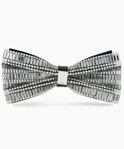 Vittorio Farina Men's Jeweled Bow Tie in Gift Box - Design: Royal Blue - Bow Tie - Vittorio Farina