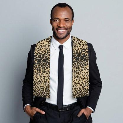 Vittorio Farina Mens' Kente Satin Scarf - Camo - Scarf - Vittorio Farina