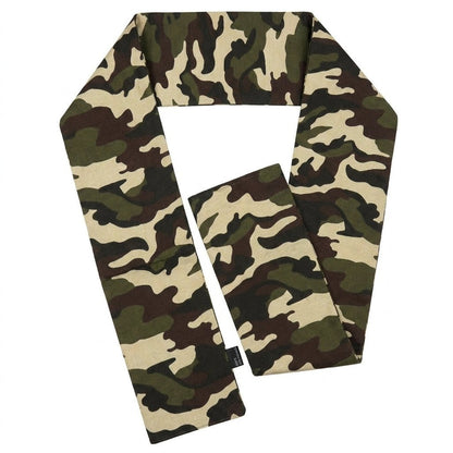 Vittorio Farina Mens' Kente Satin Scarf - Camo - Scarf - Vittorio Farina