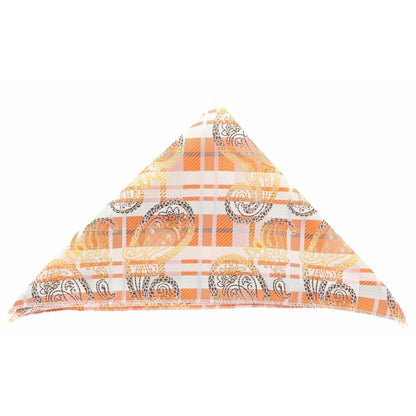 Vittorio Farina Men's Paisley Design Microfiber Pocket Square - Orange Paisley - Pocket Square - Vittorio Farina