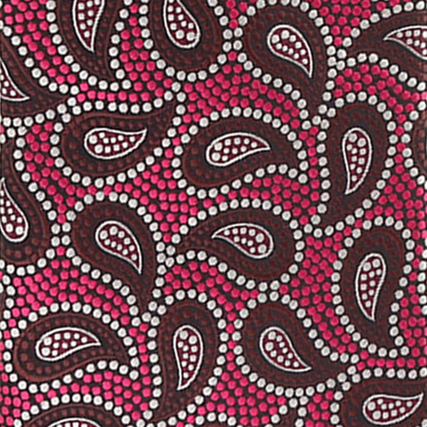Vittorio Farina Men's Paisley Design Necktie & Pocket Square - D-1145 - Necktie & Pocket Square - Vittorio Farina