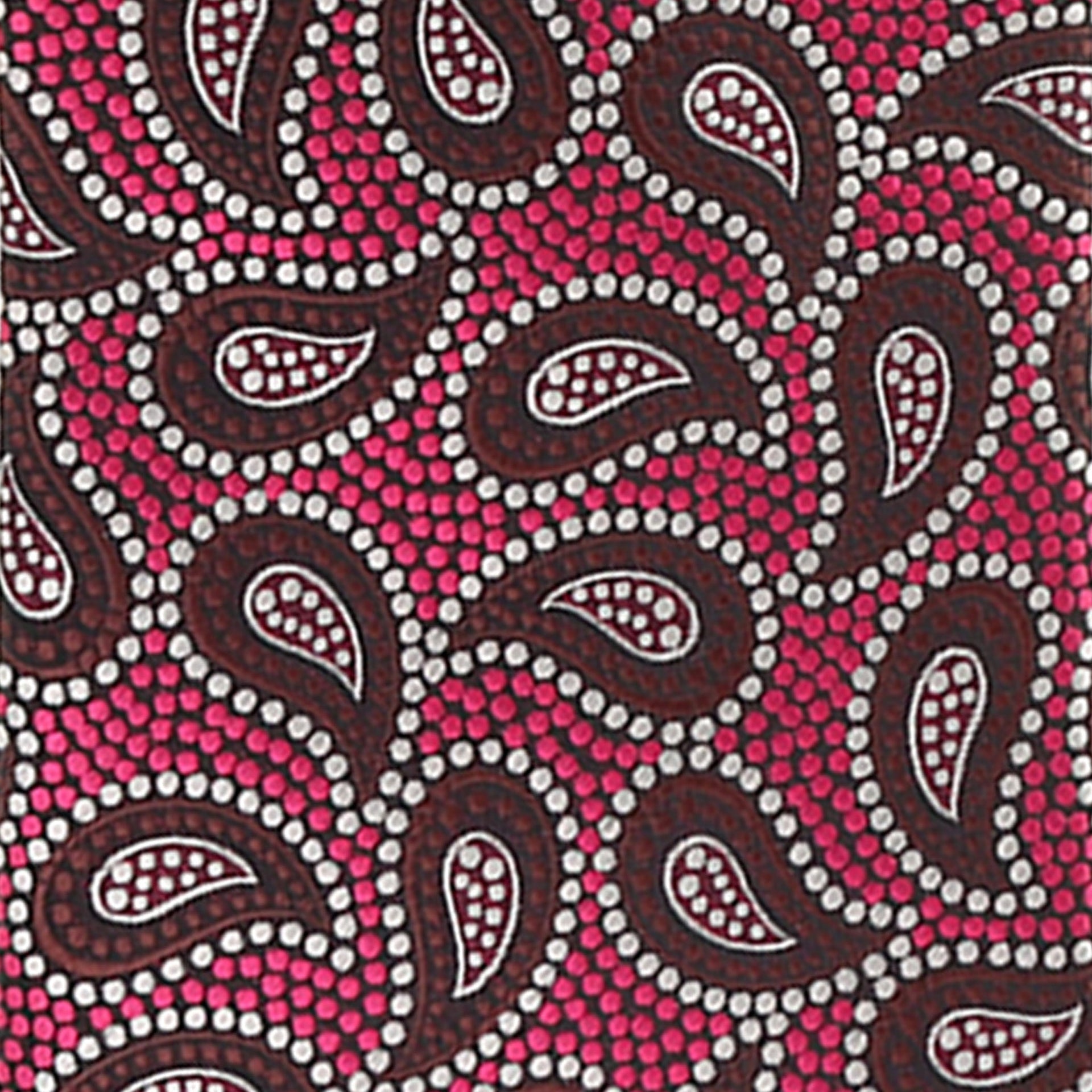 Vittorio Farina Men's Paisley Design Necktie & Pocket Square - D-1145 - Necktie & Pocket Square - Vittorio Farina