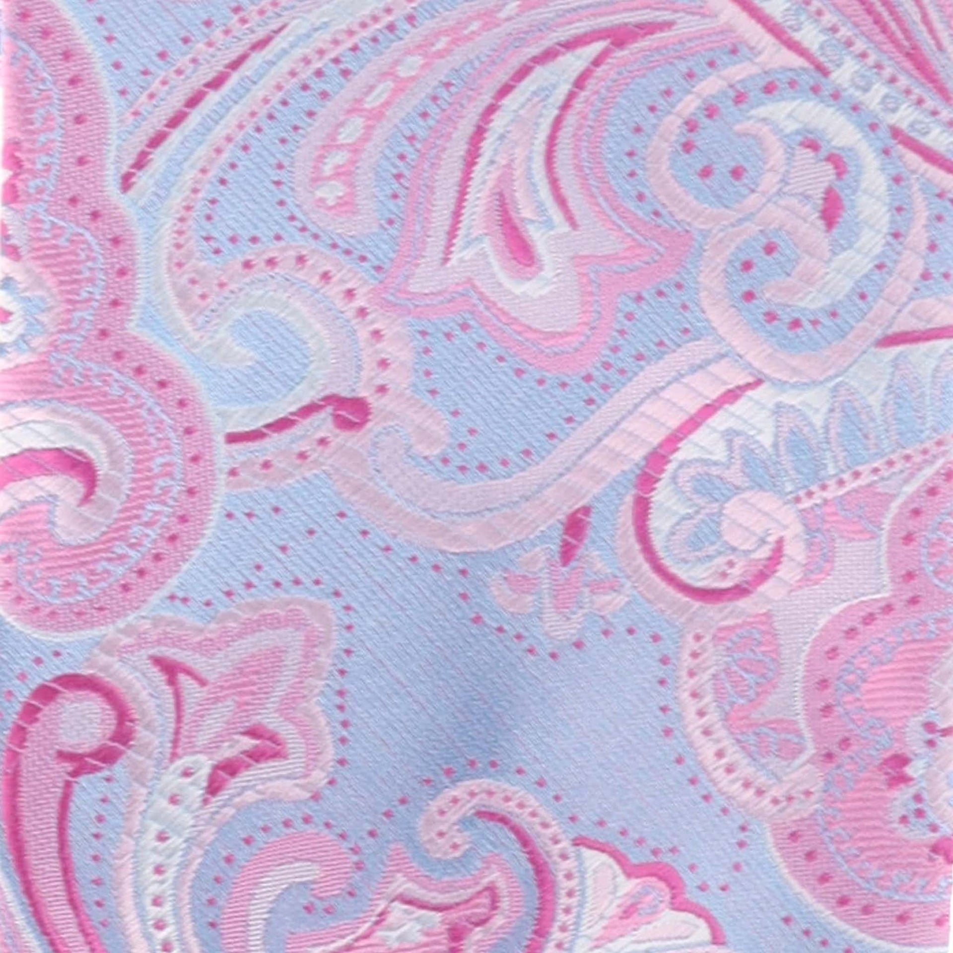 Vittorio Farina Men's Paisley Design Necktie & Pocket Square - D-1145 - Necktie & Pocket Square - Vittorio Farina