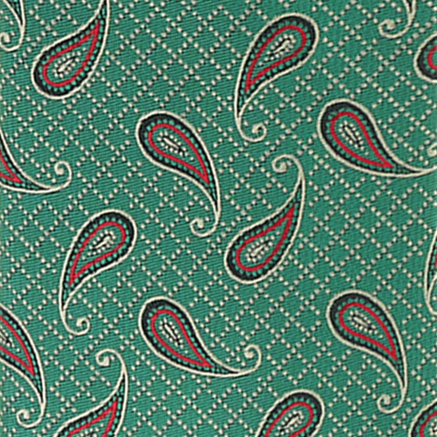 Vittorio Farina Men's Paisley Design Necktie & Pocket Square - D-1145 - Necktie & Pocket Square - Vittorio Farina