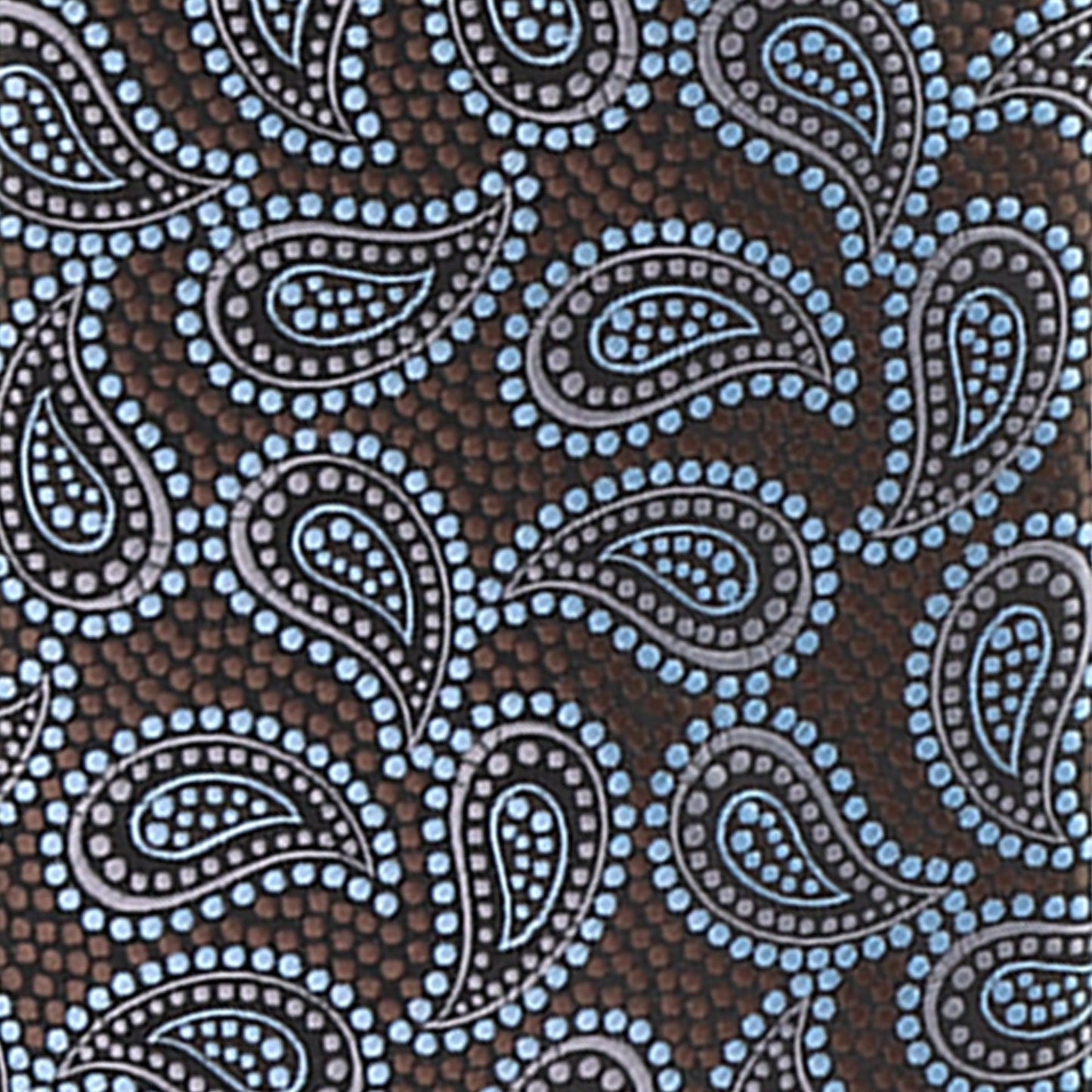 Vittorio Farina Men's Paisley Design Necktie & Pocket Square - D-1145 - Necktie & Pocket Square - Vittorio Farina