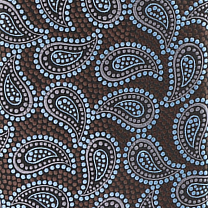 Vittorio Farina Men's Paisley Design Necktie & Pocket Square - D-1145 - Necktie & Pocket Square - Vittorio Farina