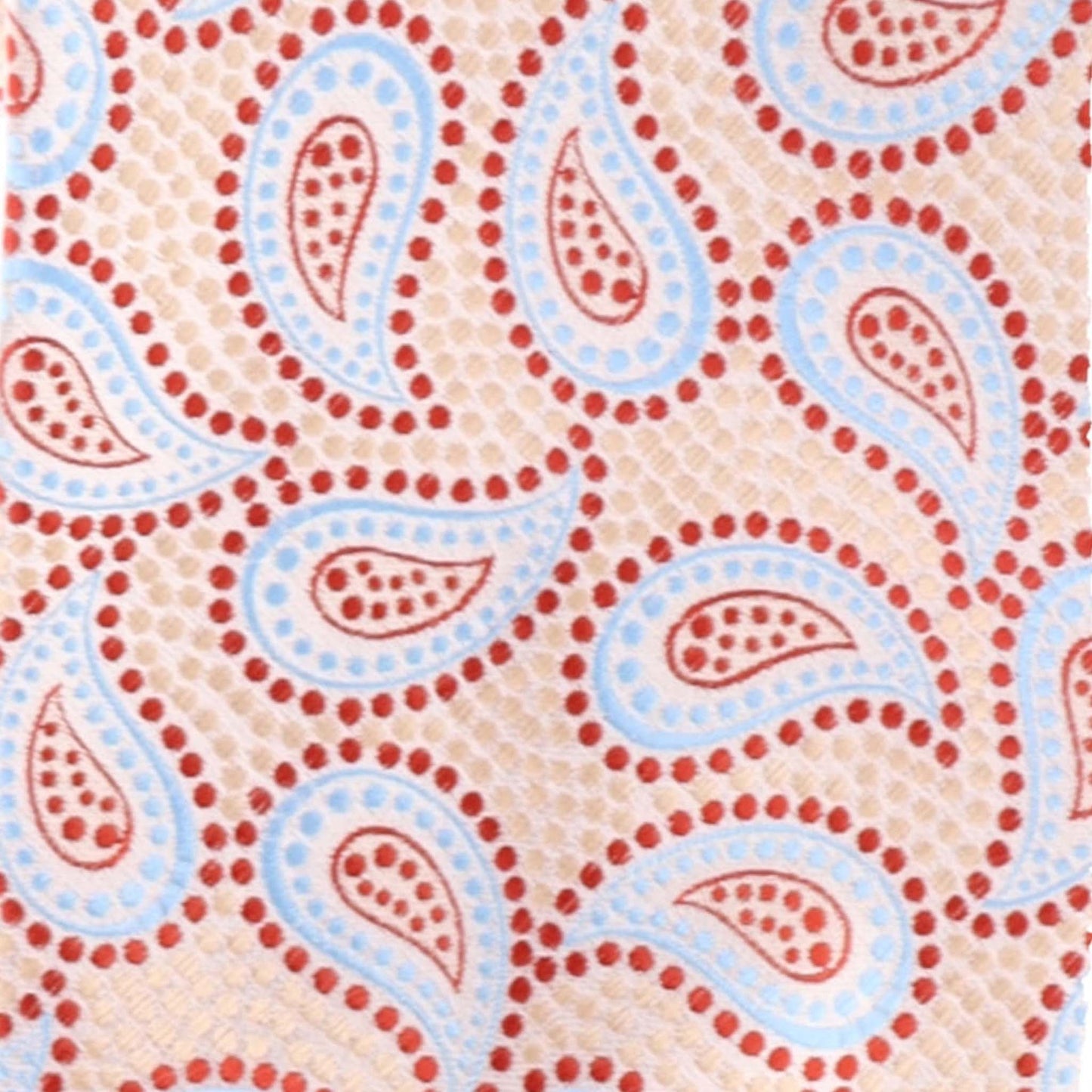 Vittorio Farina Men's Paisley Design Necktie & Pocket Square - D-1145 - Necktie & Pocket Square - Vittorio Farina