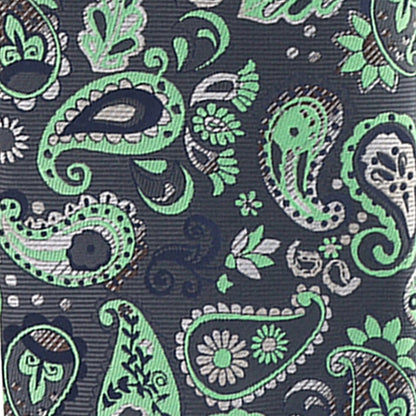 Vittorio Farina Men's Paisley Design Necktie & Pocket Square - D-1145 - Necktie & Pocket Square - Vittorio Farina