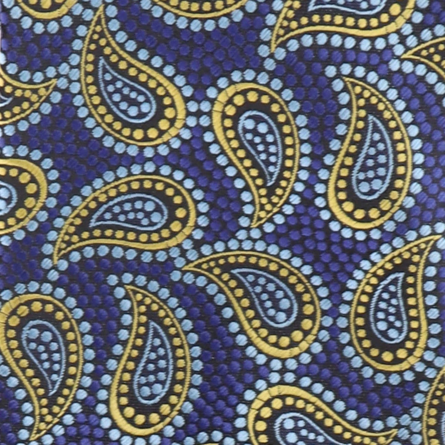 Vittorio Farina Men's Paisley Design Necktie & Pocket Square - D-1145 - Necktie & Pocket Square - Vittorio Farina