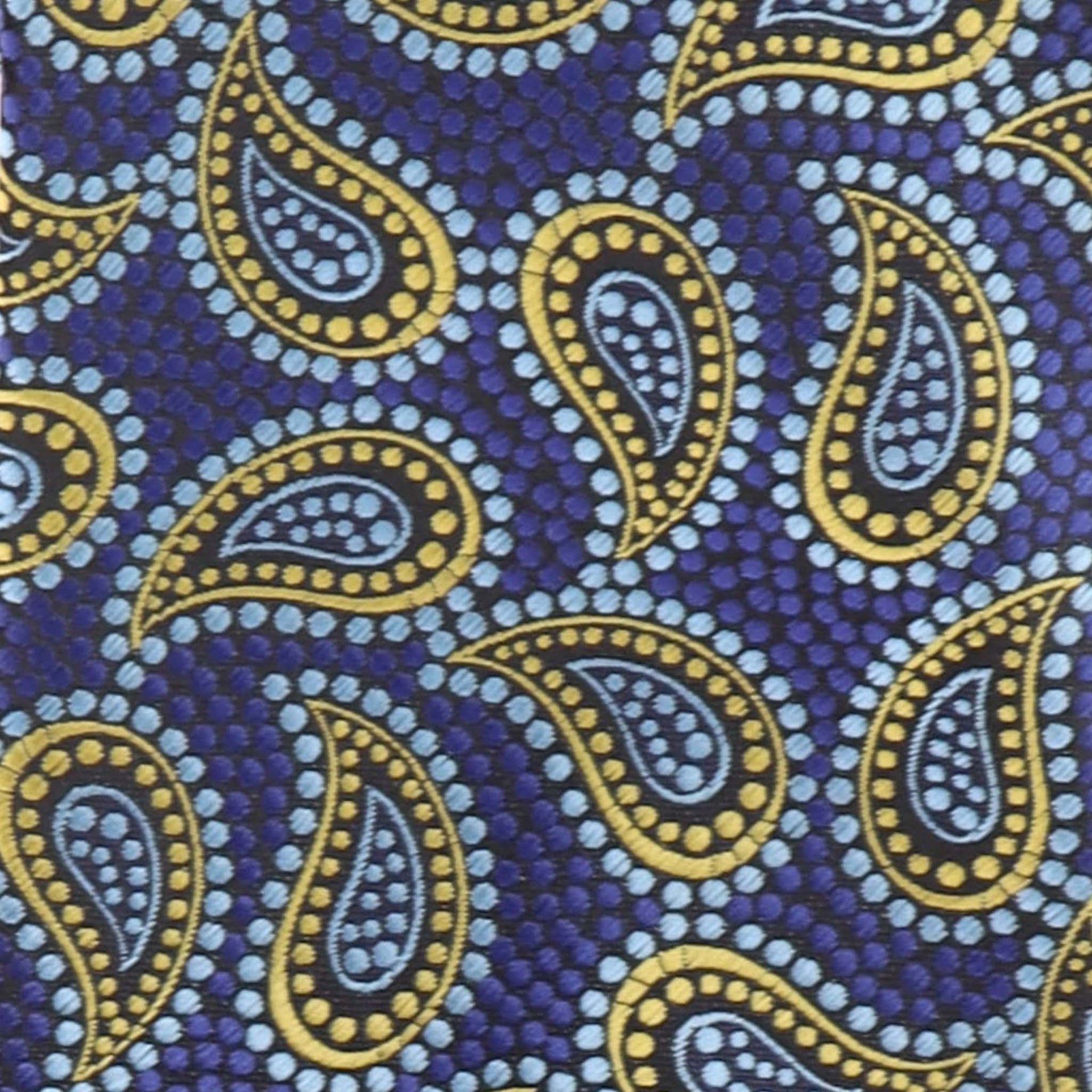 Vittorio Farina Men's Paisley Design Necktie & Pocket Square - D-1145 - Necktie & Pocket Square - Vittorio Farina
