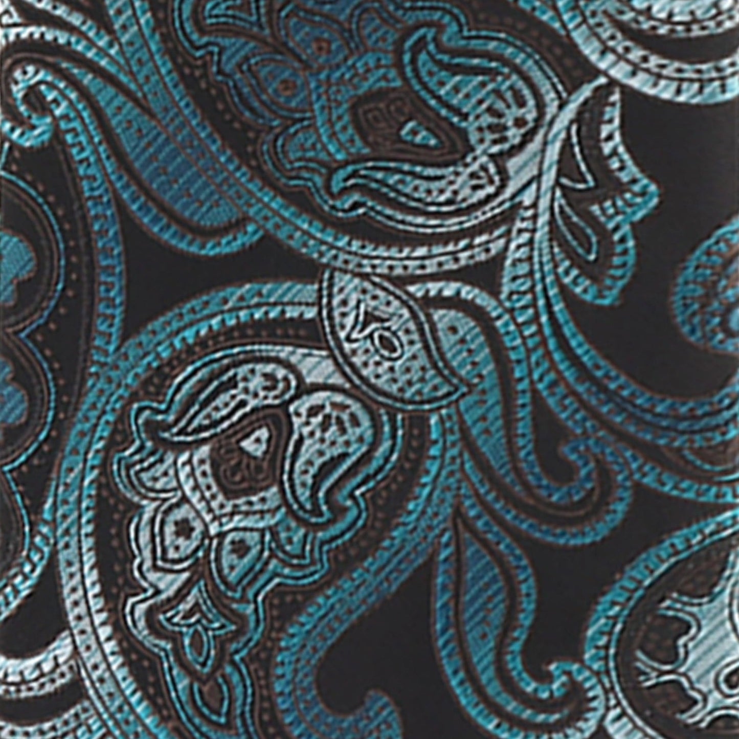 Vittorio Farina Men's Paisley Design Necktie & Pocket Square - D-1145 - Necktie & Pocket Square - Vittorio Farina