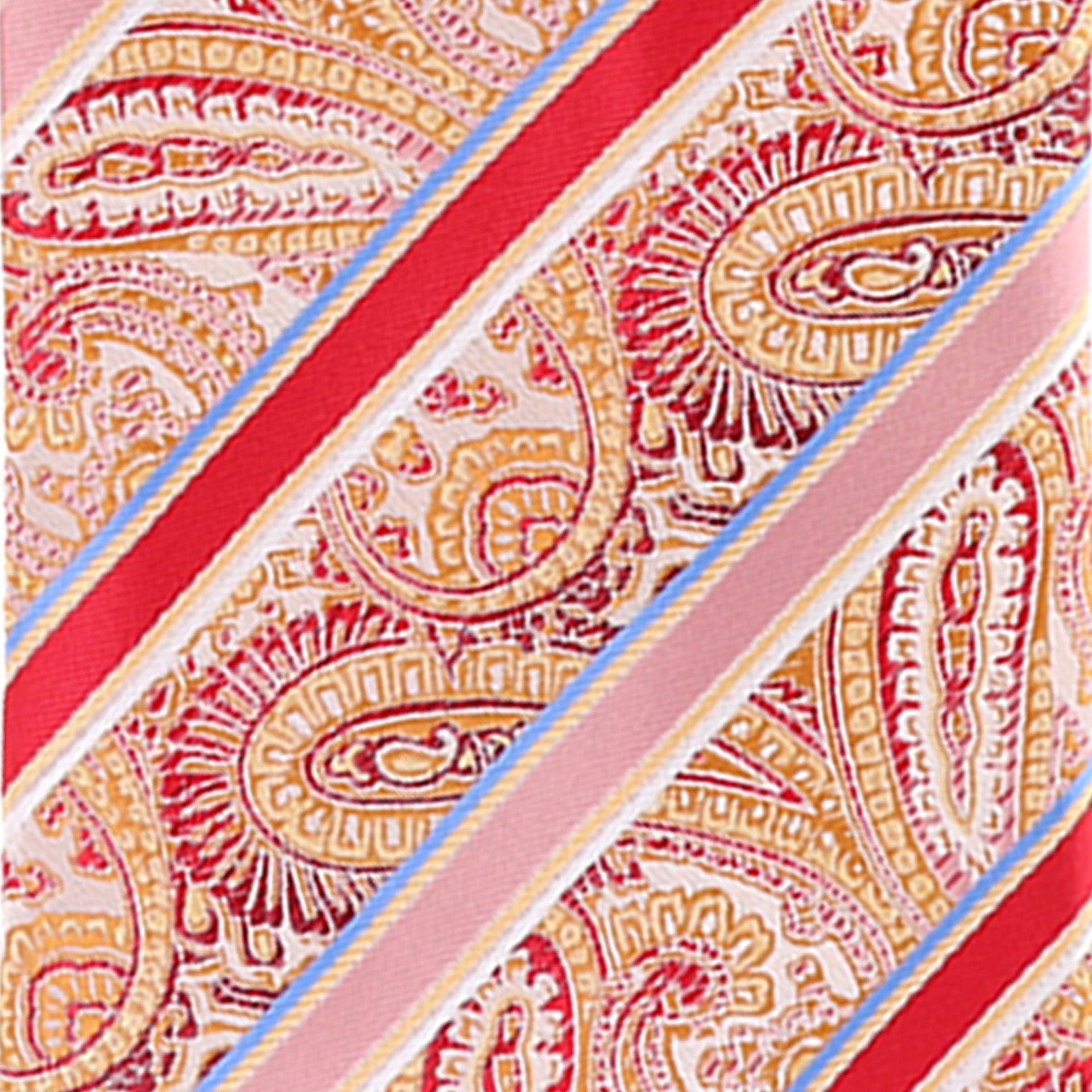 Vittorio Farina Men's Paisley Design Necktie & Pocket Square - D-1145 - Necktie & Pocket Square - Vittorio Farina