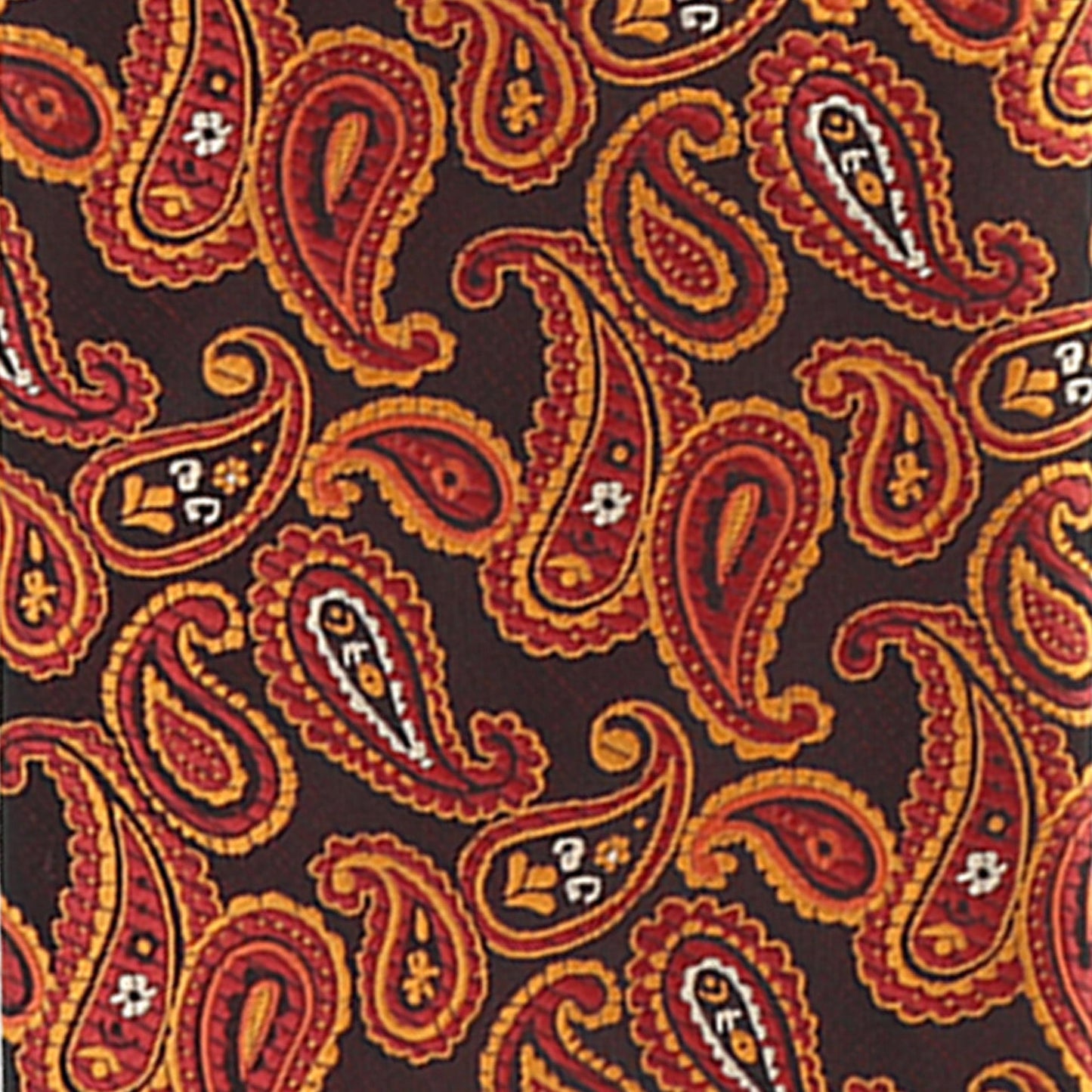 Vittorio Farina Men's Paisley Design Necktie & Pocket Square - D-1145 - Necktie & Pocket Square - Vittorio Farina