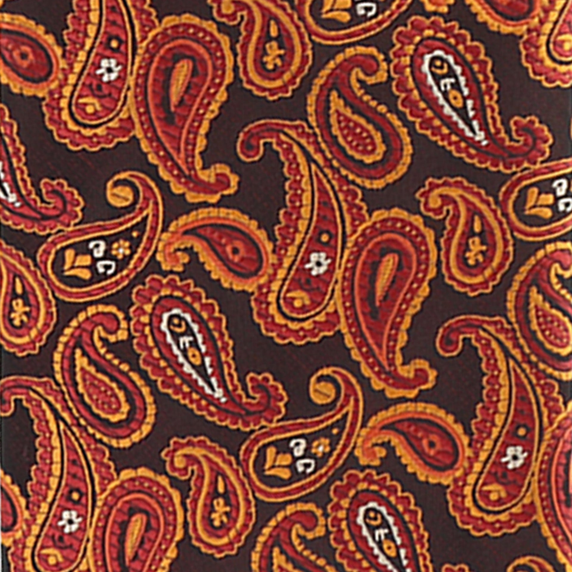 Vittorio Farina Men's Paisley Design Necktie & Pocket Square - D-1145 - Necktie & Pocket Square - Vittorio Farina