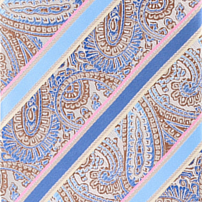 Vittorio Farina Men's Paisley Design Necktie & Pocket Square - D-1172 - Necktie & Pocket Square - Vittorio Farina