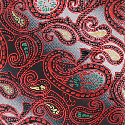 Vittorio Farina Men's Paisley Design Necktie & Pocket Square - D-1172 - Necktie & Pocket Square - Vittorio Farina