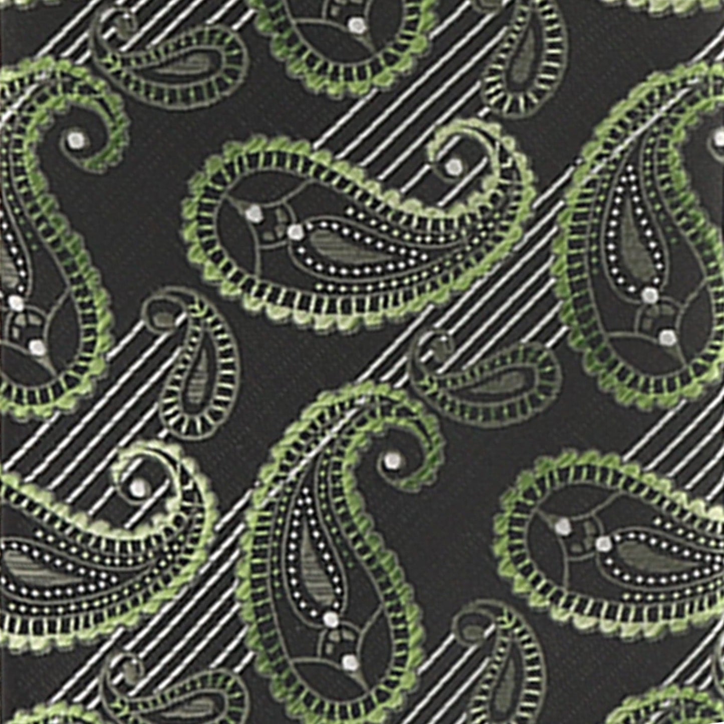 Vittorio Farina Men's Paisley Design Necktie & Pocket Square - D-1172 - Necktie & Pocket Square - Vittorio Farina