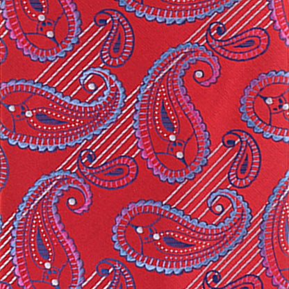 Vittorio Farina Men's Paisley Design Necktie & Pocket Square - D-1172 - Necktie & Pocket Square - Vittorio Farina