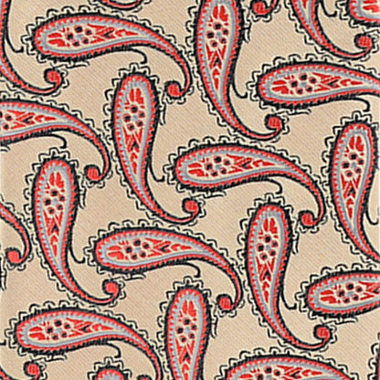 Vittorio Farina Men's Paisley Design Necktie & Pocket Square - D-1172 - Necktie & Pocket Square - Vittorio Farina