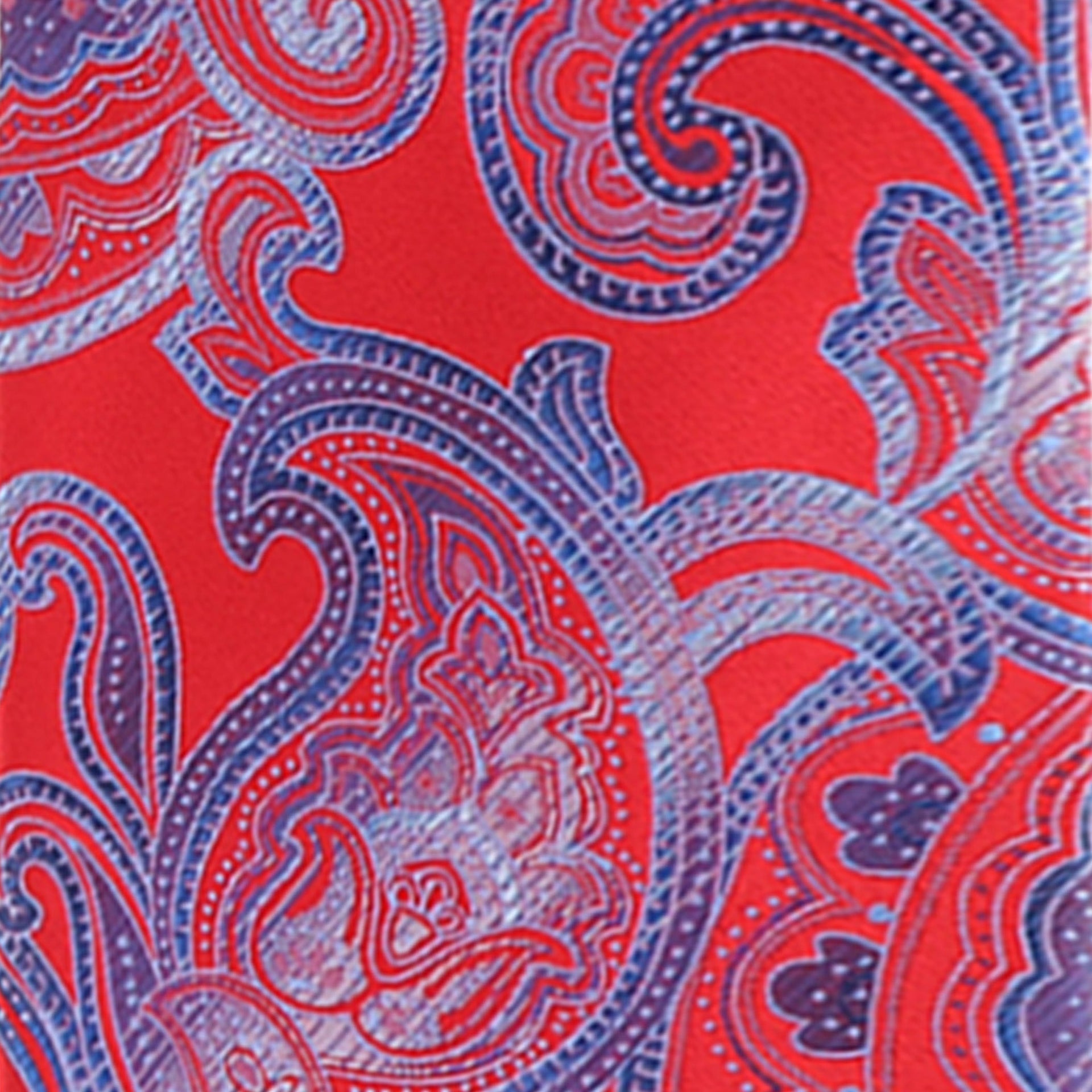 Vittorio Farina Men's Paisley Design Necktie & Pocket Square - D-1287 - Necktie & Pocket Square - Vittorio Farina