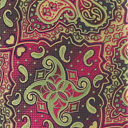 Vittorio Farina Men's Paisley Design Necktie & Pocket Square - D-1310 - Necktie & Pocket Square - Vittorio Farina