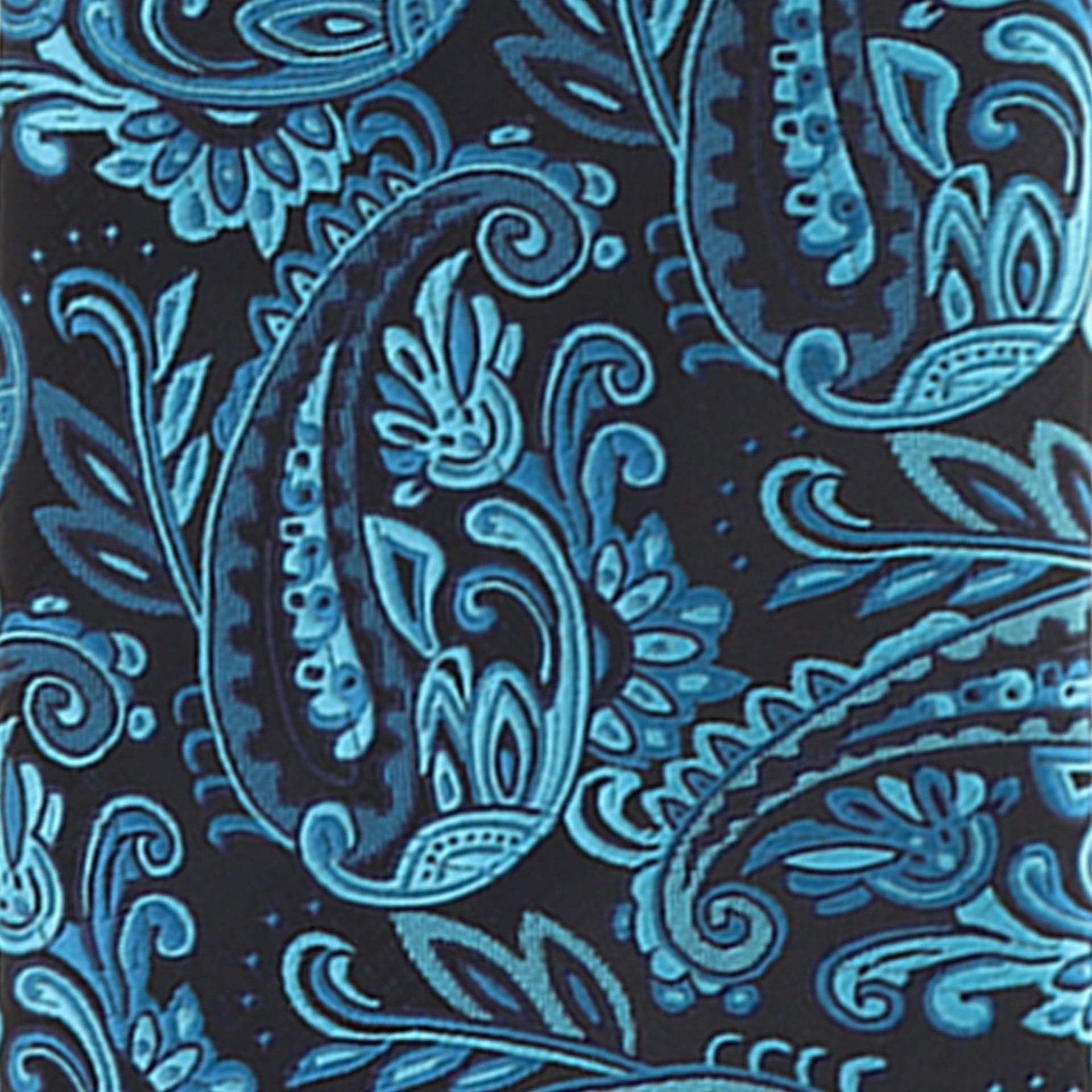 Vittorio Farina Men's Paisley Design Necktie & Pocket Square - D-1310 - Necktie & Pocket Square - Vittorio Farina