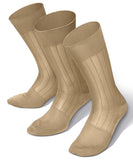 Vittorio Farina Men's Ribbed Shear Nylon Anklet Dress Socks - Black - Socks - Vittorio Farina