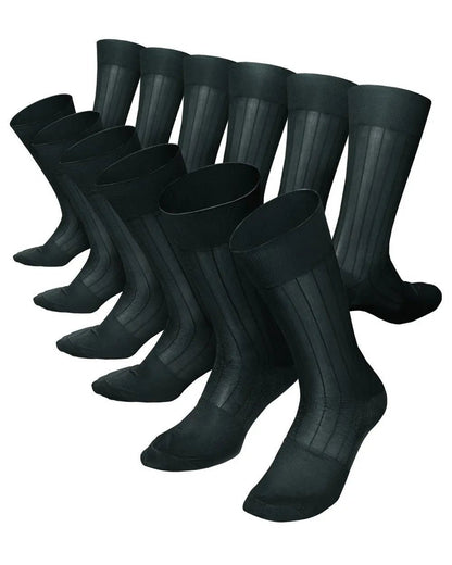 Vittorio Farina Men's Ribbed Shear Nylon Anklet Dress Socks - Hunter Green - Socks - Vittorio Farina