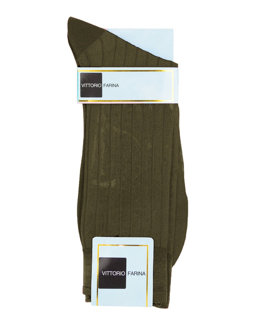 Vittorio Farina Men's Ribbed Shear Nylon Anklet Dress Socks - Black - Socks - Vittorio Farina