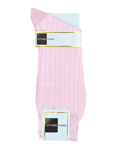 Vittorio Farina Men's Ribbed Shear Nylon Anklet Dress Socks - Black - Socks - Vittorio Farina