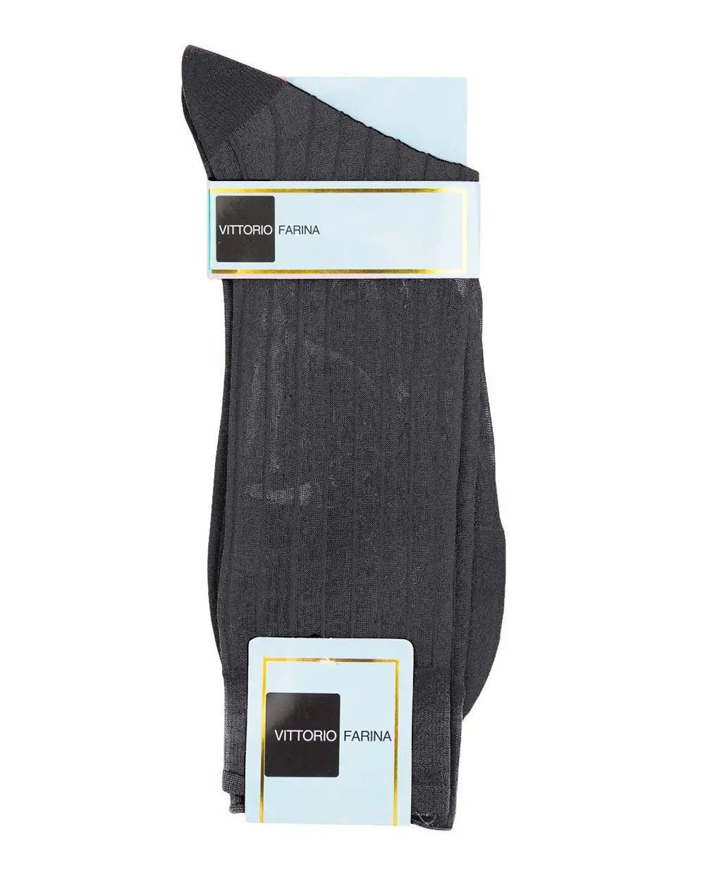 Vittorio Farina Men's Ribbed Shear Nylon Anklet Dress Socks - Rust Red - Socks - Vittorio Farina